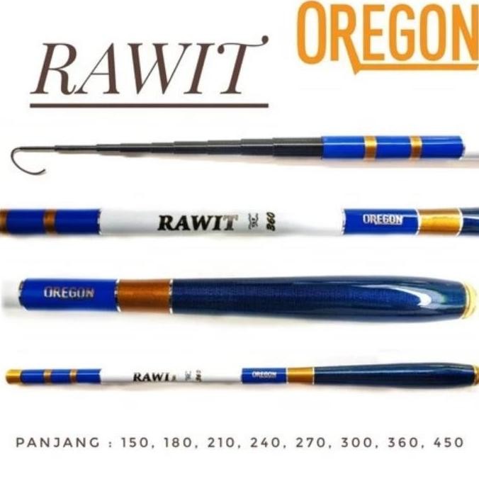 BARU joran tegek oregon rawit 180cm 210cm 240cm 270cm 300cm 360cm 450cm