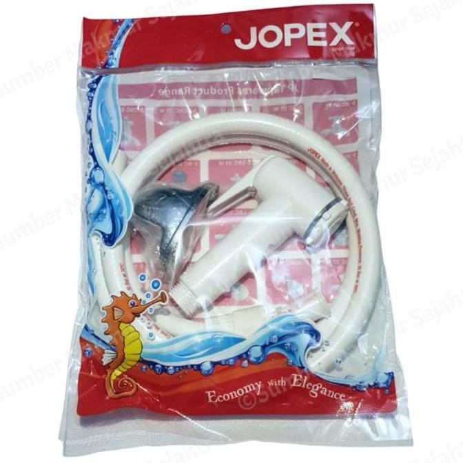 TERBARU Jopex Semprotan Toilet / Bidet + Selang Flexible PVC 1/2" - BDC 02 W