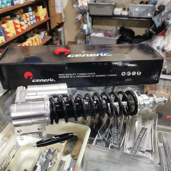 Shock Tabung Depan Generic Polish Black Vespa PX PXE Excel Spartan