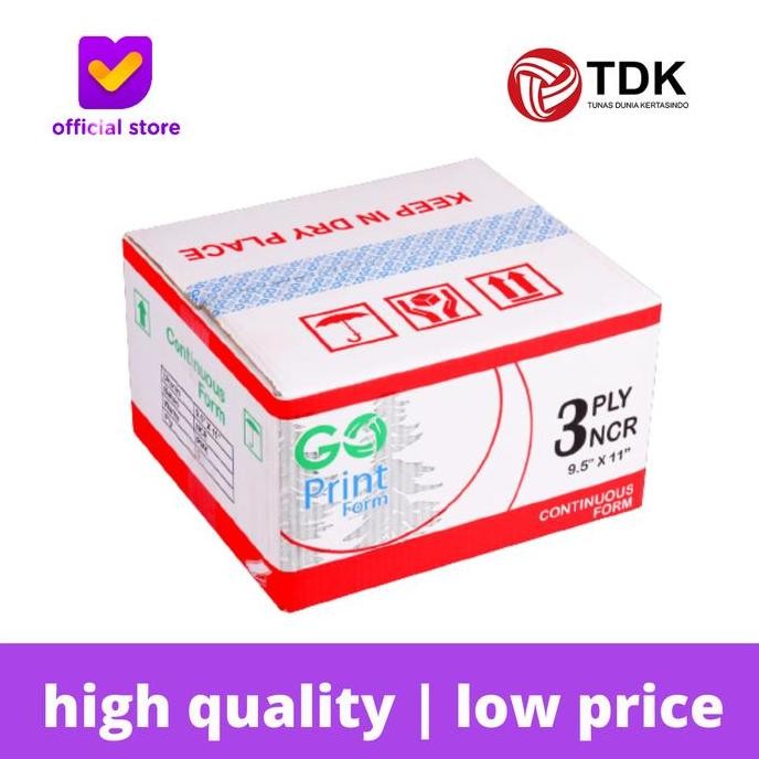 

Go-Print Continuous Form 91/2 x 11 3 Ply (K3)