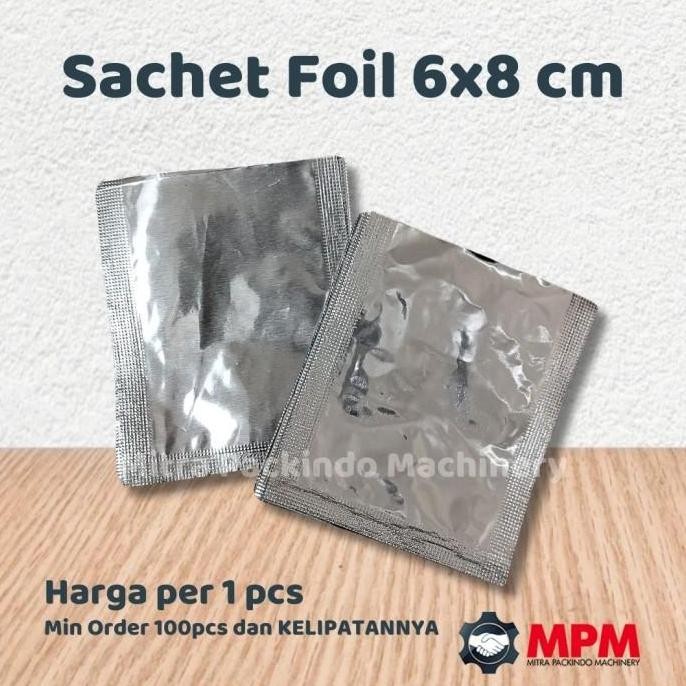 `````````] Sachet Foil Kopi 6x8 cm - Plastik Kemasan Aluminium Foil 6 x 8 cm