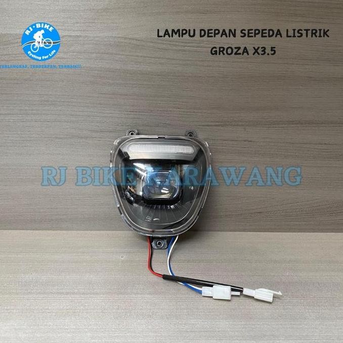 Lampu Depan Sepeda Listrik Exotic Groza