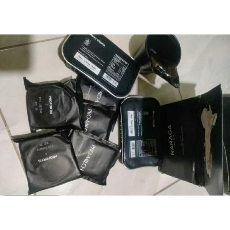 

PROMO!!SAMPAI HABIS!!Naraga Plus/Ransum TNI 1 Paket Dust ASLI Jatah TNI