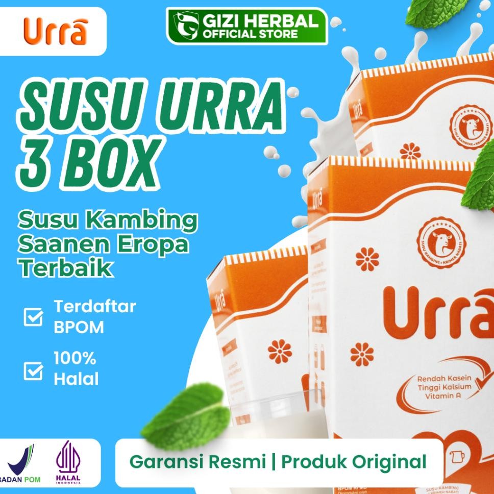 

Susu Urra 3 Box Susu Kambing Saanen Eropa