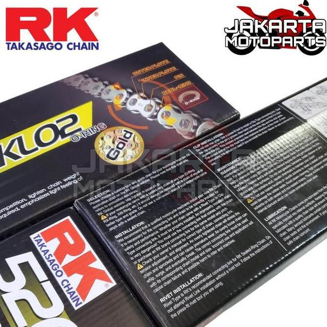 RANTAI RK TAKASAGO KLO2 O-RING 520 120L ZX25 R25 CBR250RR CRF250 CB