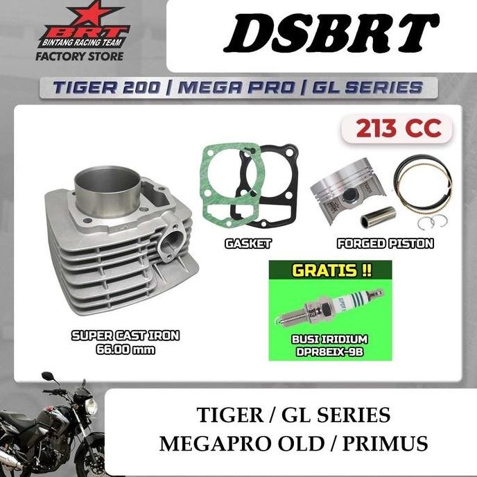 BLOK CAST IRON BRT BORE UP TER GL MEGAPRO 66mm