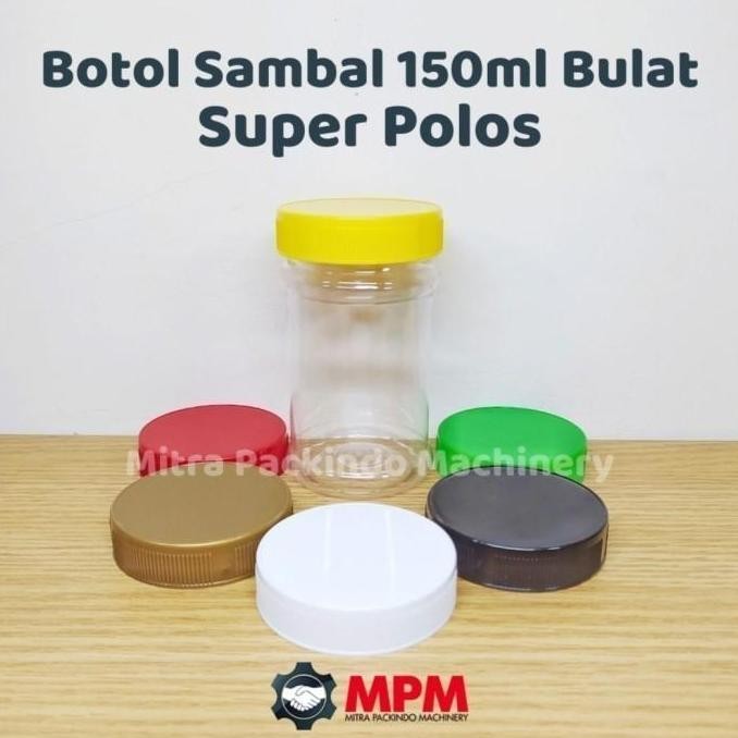 ~@~@~@~@] [GROSIR 100pcs JNE] Botol Sambal Toples Plastik Sambel Bumbu 150 ml