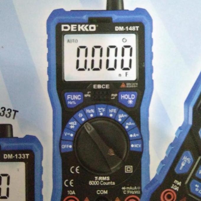 Digital Multimeter Avo Meter Multi Dekko Dm-148T