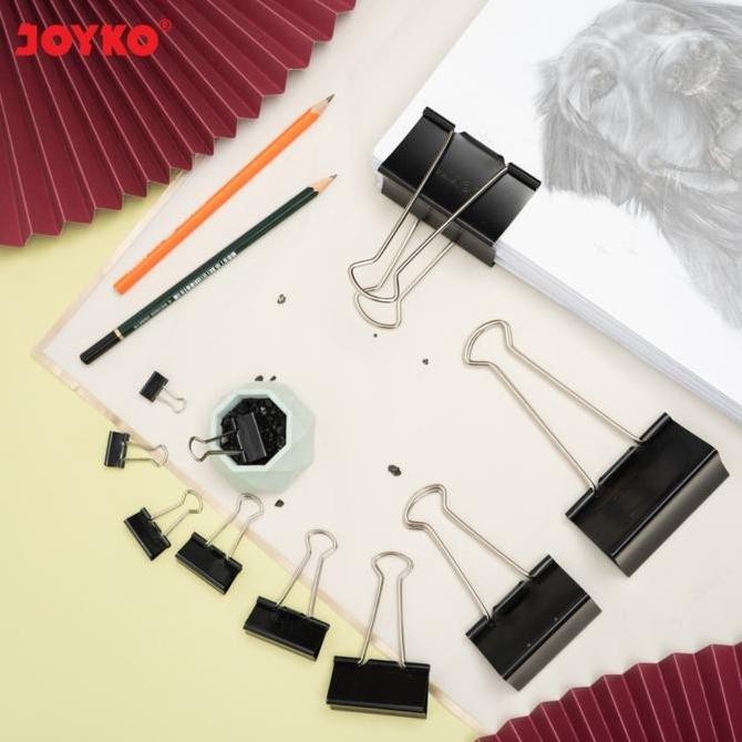 

Penjepit Kertas Binder Clips 300 - Klip Hitam Jumbo Jepitan Arsip Kertas