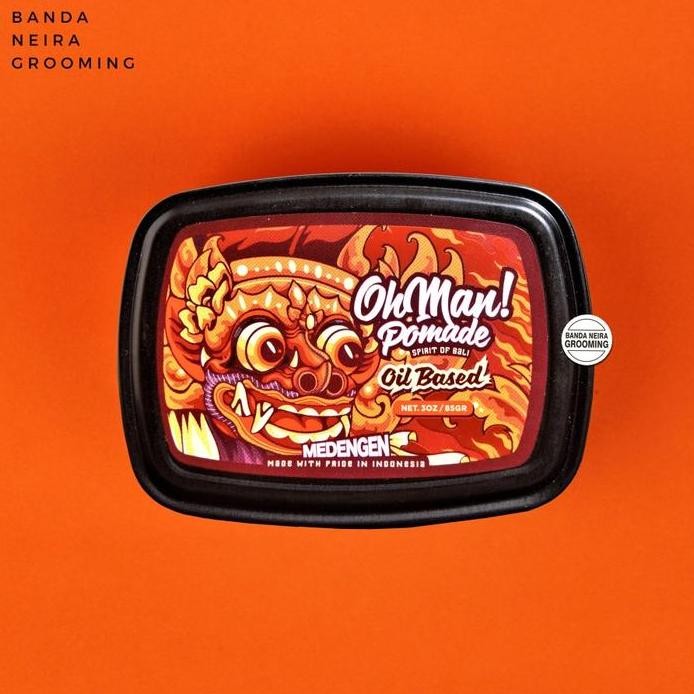 ready stock OH MAN / OHMAN Medengen Oil Based Pomade Strong Hold