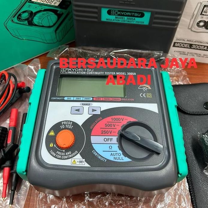 ready  Promo MEGER/INSULATION KYORITSU TEASTER 3005A / meger kyoritsu 3005a