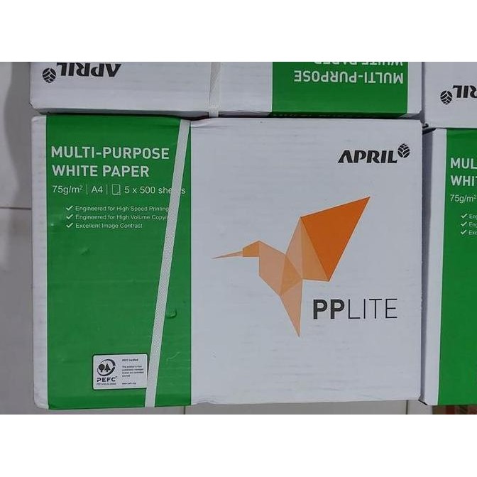 

Kertas Hvs A4 Pplite 75 Gsm - Khusus Pengiriman Gojek / Grab