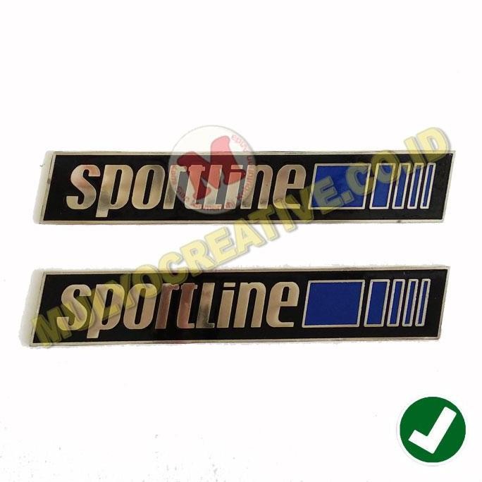 badge emblem sportline plat motor mercedes w201 w124 sportline