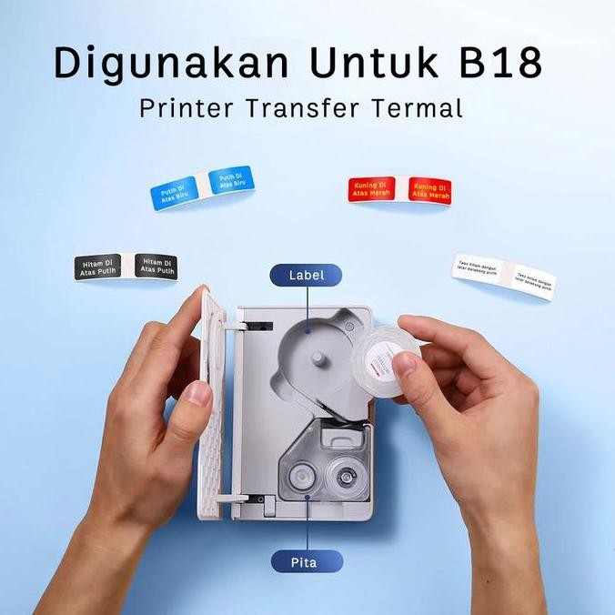 

Kertas Label Pet Niimbot B18 - Anti Luntur, Tahan Air, Pita Label Printer