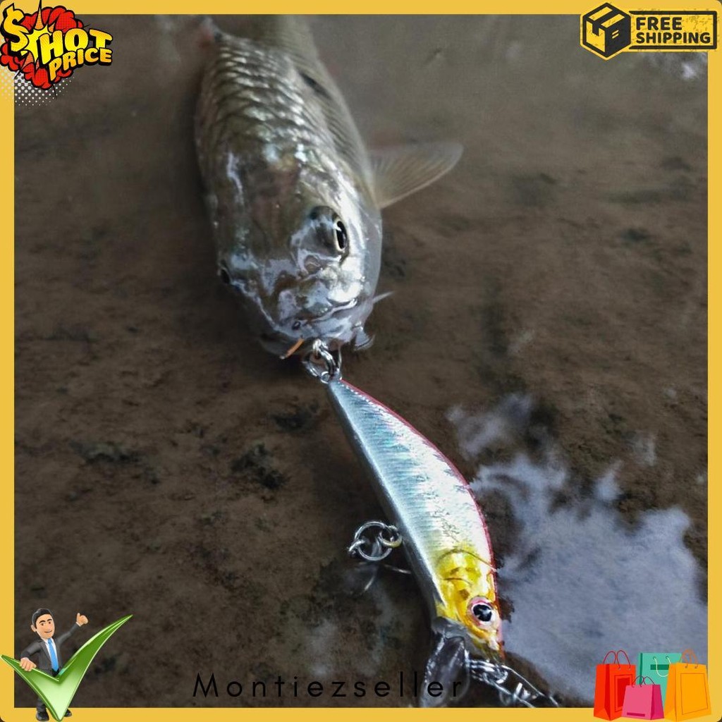 Umpan Casting Ul Minnow Lure 5,5Cm 5,5Gram Ultra Light Mi215 Diskon