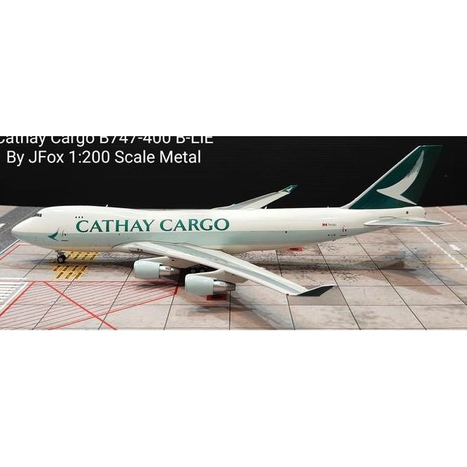 Cathay Cargo B747-400 B-Lie By Jfox 1:200 Scale Metal