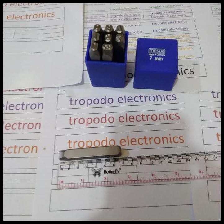 

HOT DEAL STAMPING KETOK ANGKA UKURAN 7 MM MERK MASUS GERMANY !!!!!