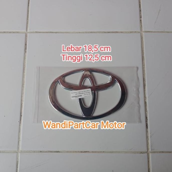 logo emblem toyota grill dyna rino original