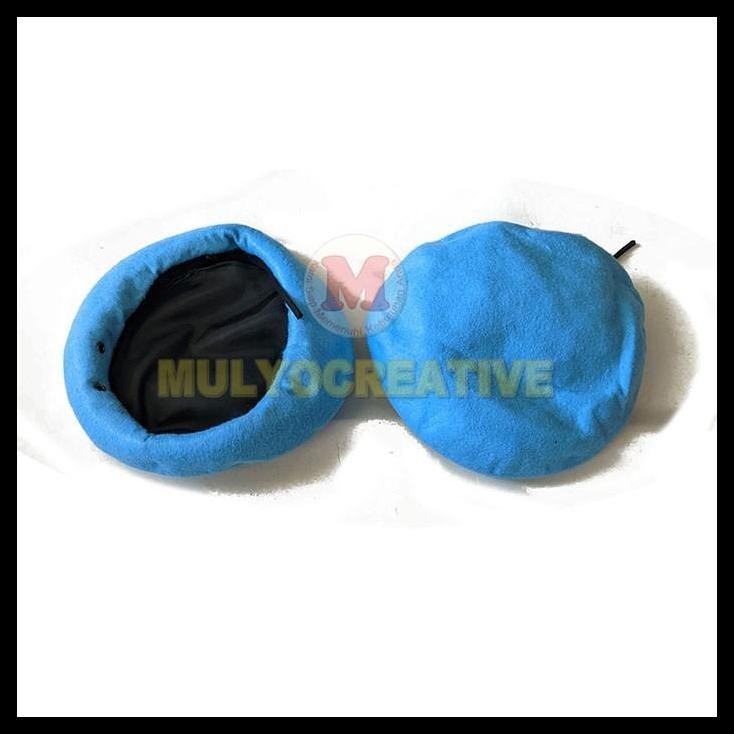 TERMURAH BARET WARNA BIRU ABU ABU - BARET MILITER ABU ABU SMA 