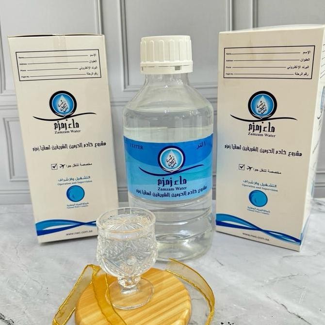 

Air Zam Zam 1 Liter Original Makkah Saudi Arabia Kemasaan Premium Oleh Oleh Haji Dan Umrah