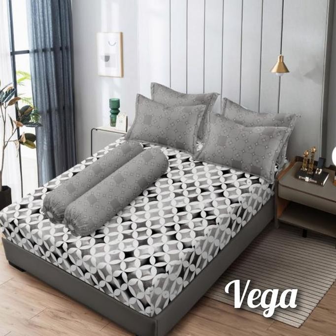 Sprei Katun Vallery Quincy Internal King 180x200 Tinggi 30
