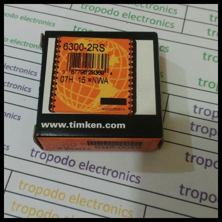 TERMURAH BALL BEARING 6300 2RS MERK TIMKEN