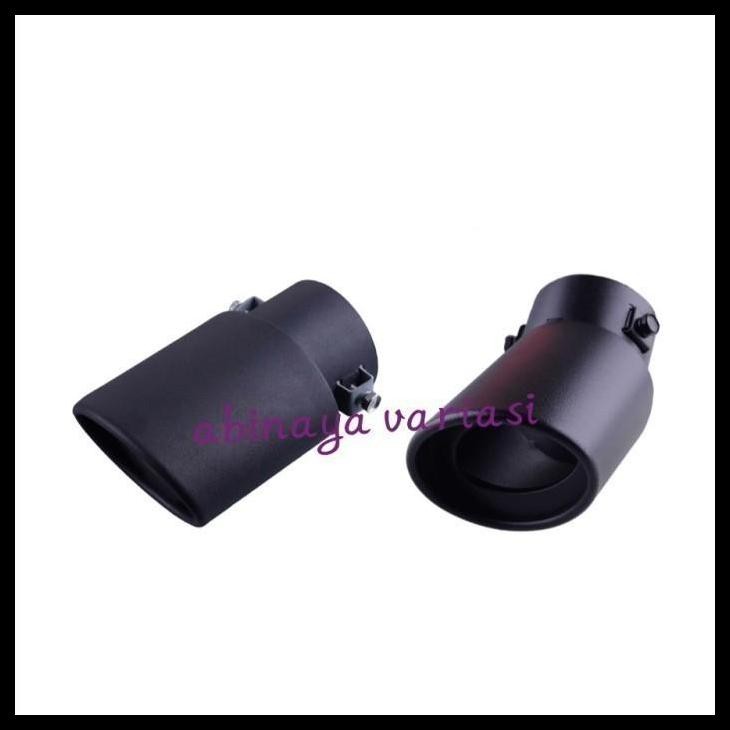 TERMURAH MUFFLER UJUNG KNALPOT MOBIL AVANZA XENIA 2022 FULL HITAM 