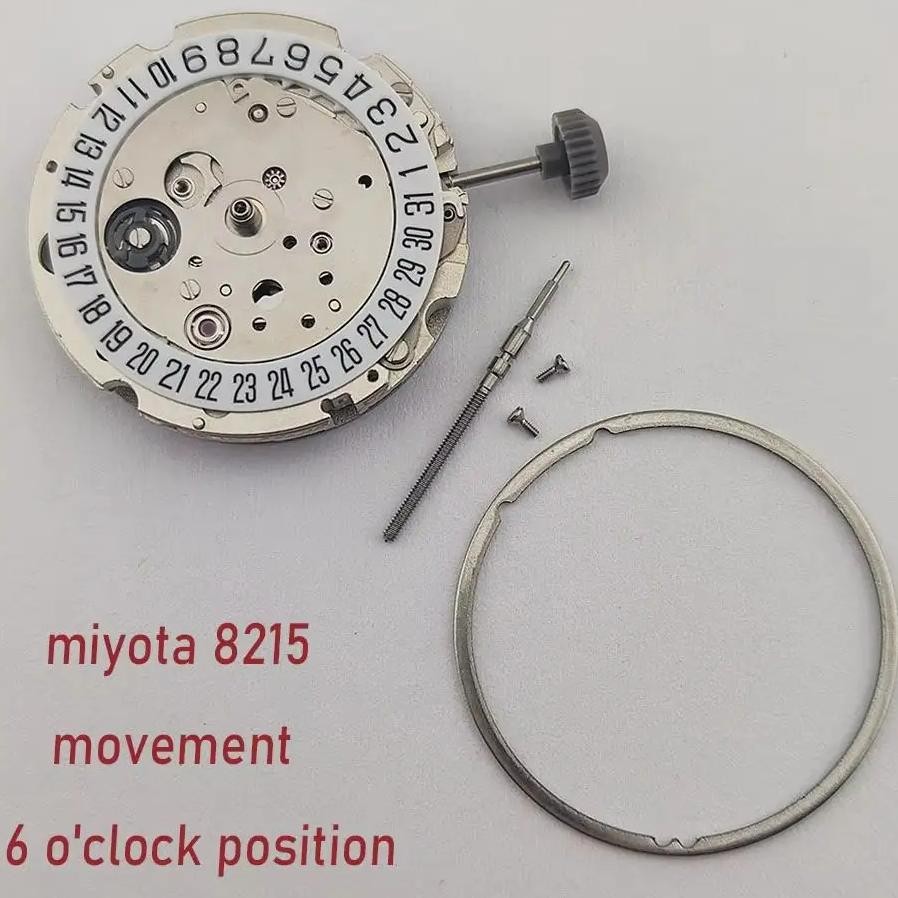 Miyota 8215 Movement High Accuracy Automatic Mechanical Movement 21 Jewels 6 o'clock Date Watch Acce
