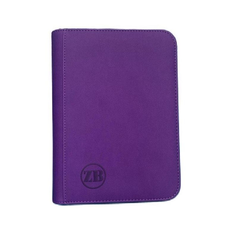 

READY STOCK ZB 9 POCKET ZIP BINDER ALBUM PURPLE !!!!!