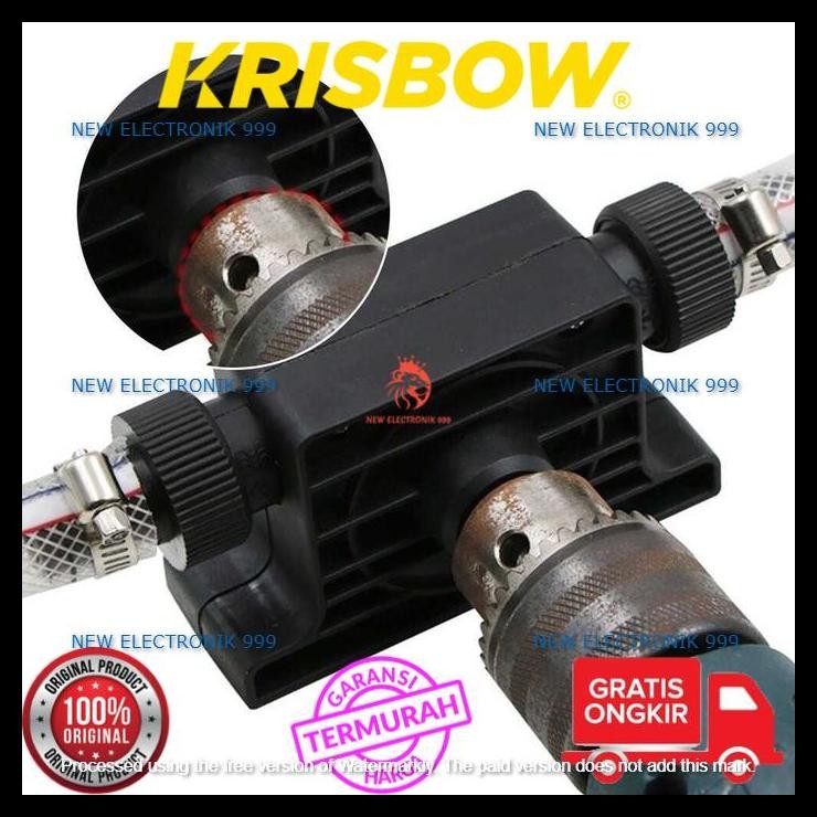 BEST DEAL KRISBOW ADAPTOR KEPALA POMPA AIR BOR ELECTRIC DRILL POWERED WATER PUMP 