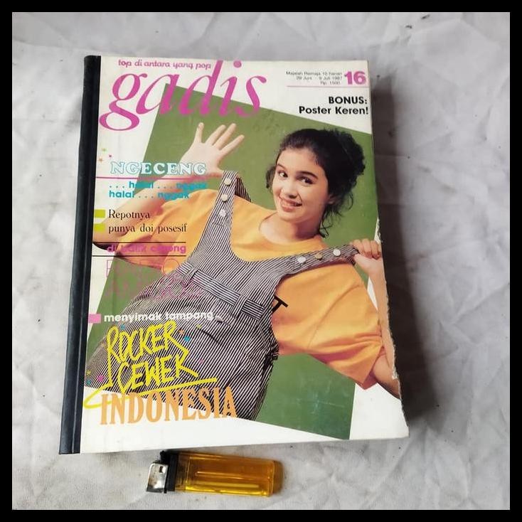 BEST DEAL PAJANGAN VINTAGE 1987 BUNDEL 8 MAJALAH GADIS 