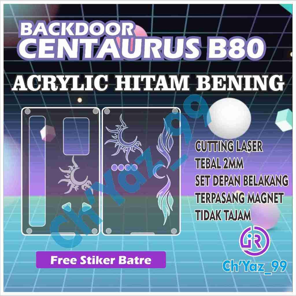 

*Premium Quality* Chyaz99 B80 Produk Pan3l B4ckd00r Acrylic Hitam Bening Baru D Garskin Custom Stiker Maxdecal Bkn Case COD