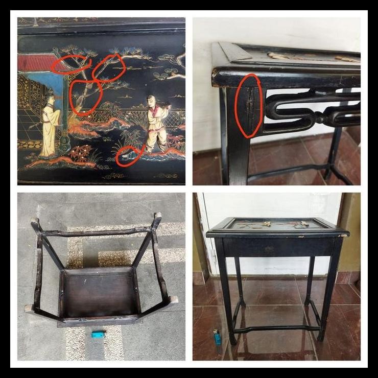 

HOT DEAL PAJANGAN VINTAGE MEJA KAYU ORIENTAL LUKIS !!!!!!