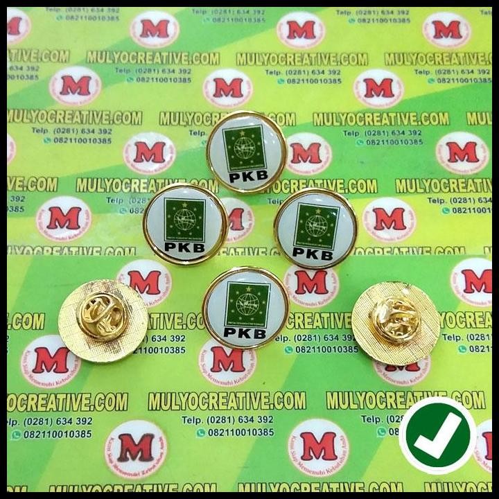 HOT DEAL BROSS PIN UKURAN 2 CM MODEL BULAT LOGO PARTAI PKB