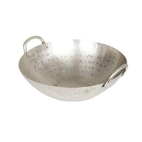 >>>>>] H/DUTY S/S FRYING WOK 18INCH, CCK | KUALI