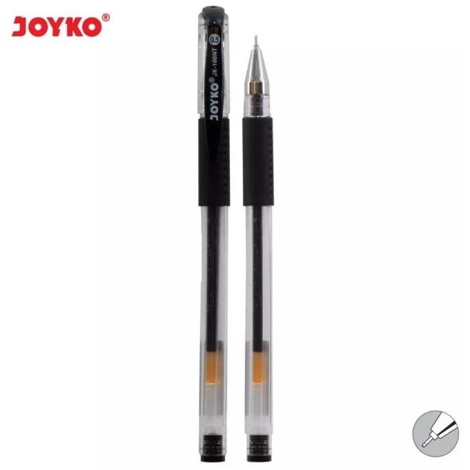 

Up Pulpen / Pen Gel Joyko Jk 100 Water Resistant [Lusin-12 Pcs] Hitam Black