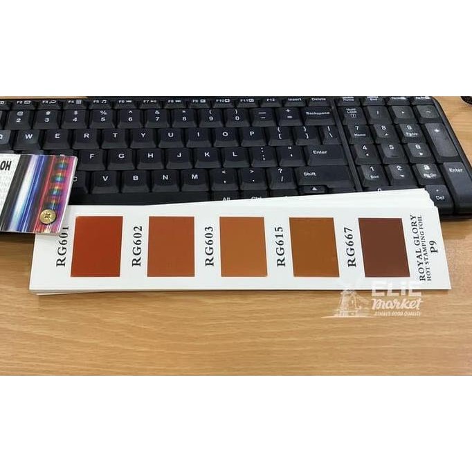 

KERTAS FOIL / HOT STAMPING FOIL 1/2 Roll / Poly Emboss Kode 3,5,7