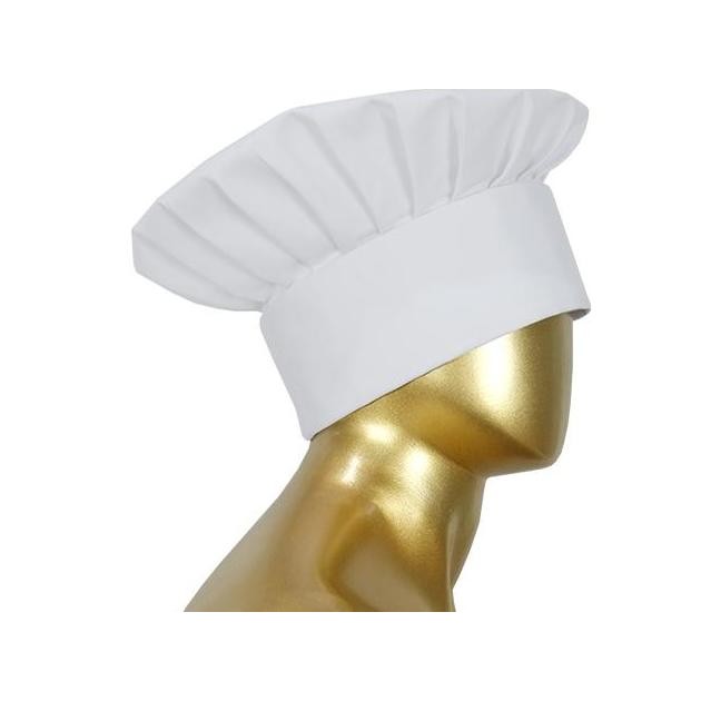 +%+%+%] CHEF HAT (WHITE) | TOPI CHEF WARNA PUTIH BRAND MUCHEF