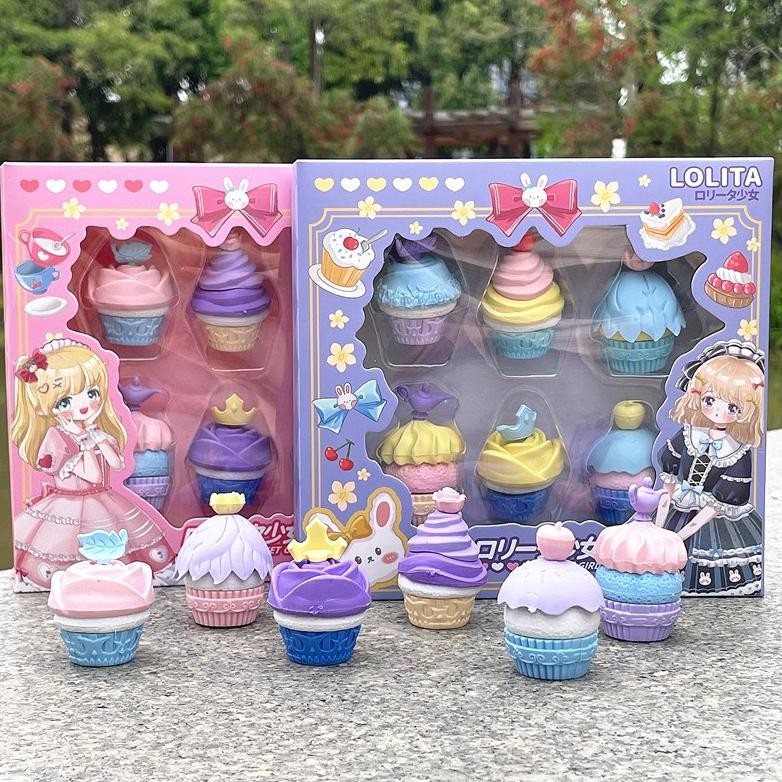 

See-97 Penghapus Motif Cup Cake Cute / Penghapus Pensil See-97