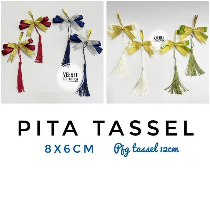 

*****] Pita Hias Hampers Kado Souvenir Gantungan Tassel/ pita hampers/ pita