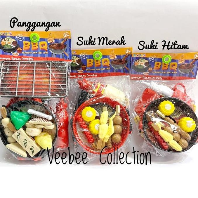 hanya disini] Mainan masak BBQ Suki /mainan masak masakan panggangan suki