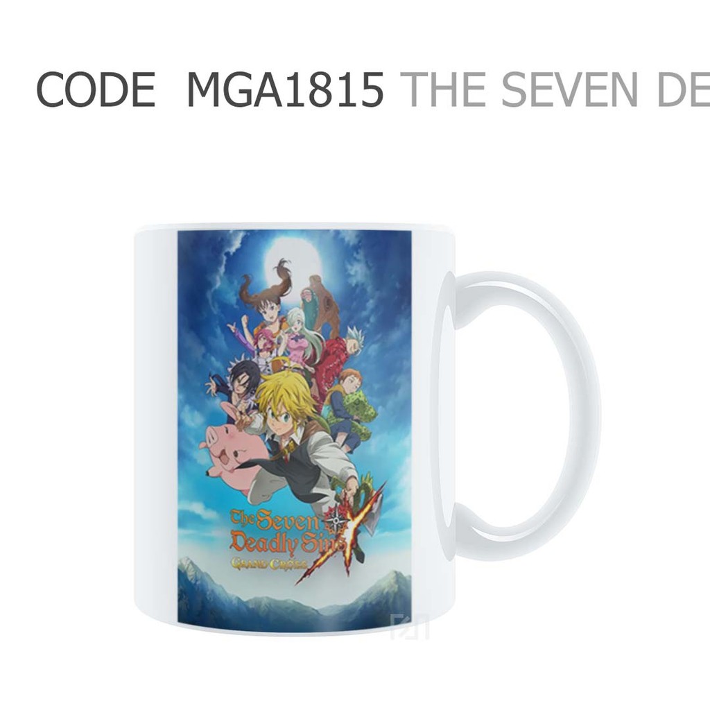 MUGLICIOUS MGA1815 THE SEVEN DEADLY SINS GRAND CROSS Gaming Artwork Gelas Mug
