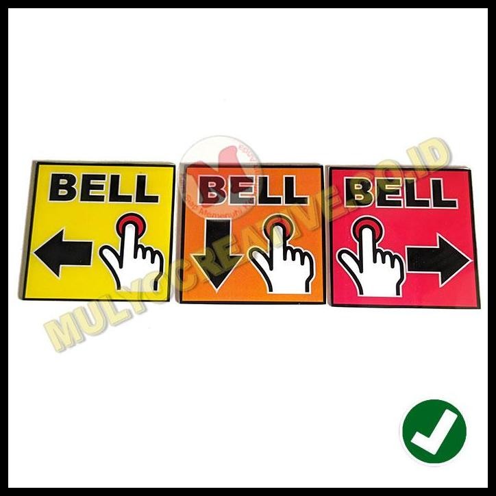 

BEST DEAL PAPAN TANDA BELL PAPAN BELL AKRILIK !!!!!!