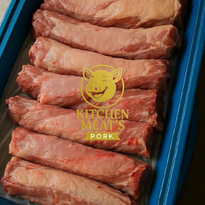 

Pork Loin/Karbonat Utuh Babi/Daging Babi Punggung/ Daging/ Meat/ Frozen/ Steak
