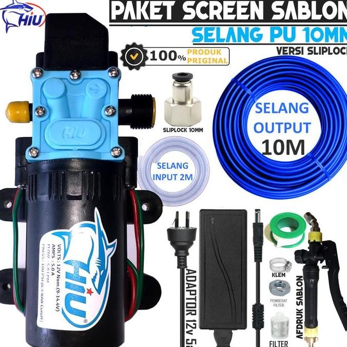 

Paket Screen Sablon Selang Pu 10Mm 10Meter Hiu Single Drat - Sliplock