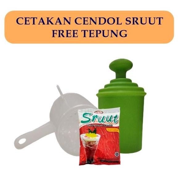 JH8 Cetakan cendol/dawet sruut free tepung cendol sruut