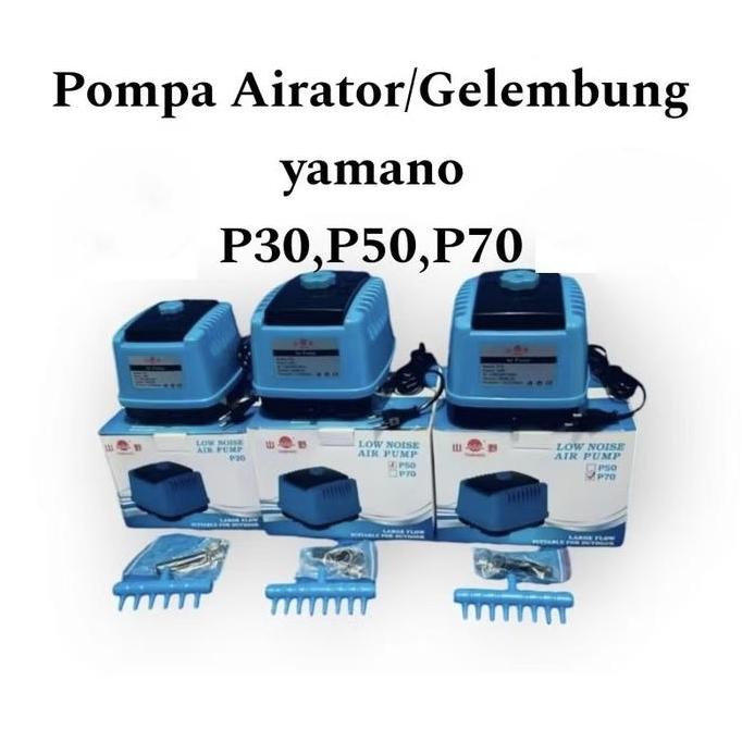 AERATOR YAMANO LP20 POMPA UDARA SUNYI LOW NOISE AIR PUMP AQUARIUM KOLAM IKAN