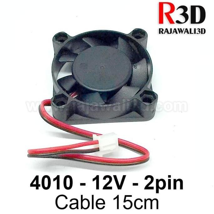 Up Dc Cooling Fan 4010 12V Kabel 15Cm Terlaris