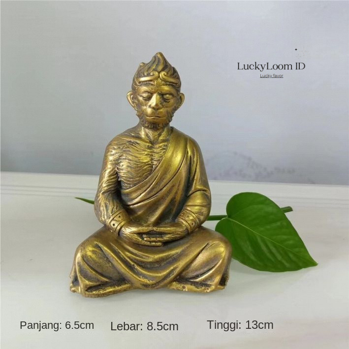 Raja Monyet Raja Monyet Maitreya Buddha ornamen dekorasi teh hewan peliharaan hadiah