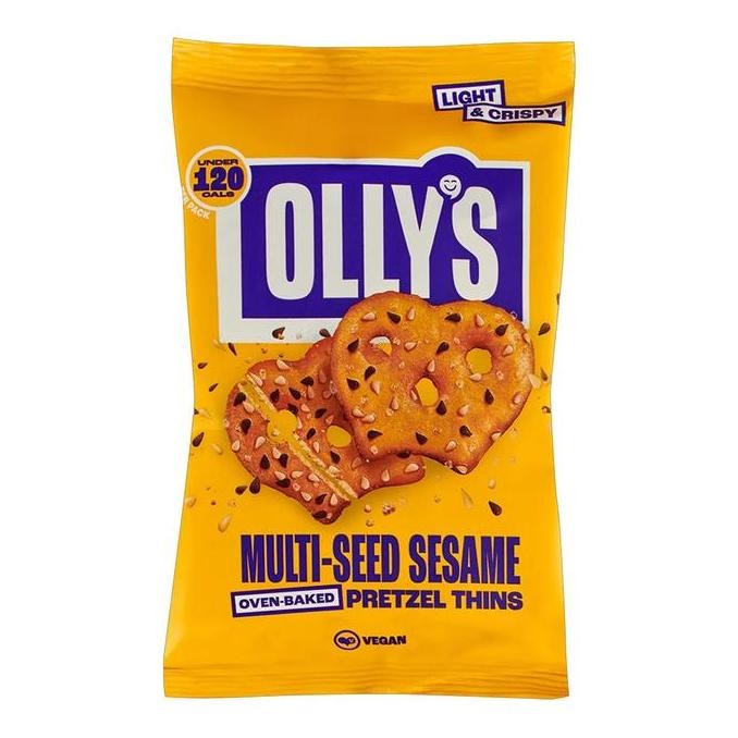 

Olly's Pretzels Multi - Seed Sesame Pretzel Thins 140G - Vegan